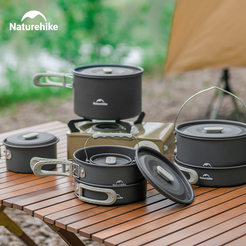 Camping Cooking Set Jetboil - Naturehike Kamp Tencere Seti Açık Hava