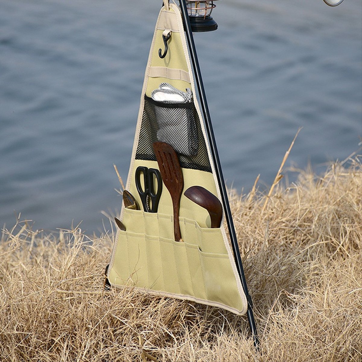 Camping Cooking Utensil Bag - Taşınabilir Kamp Mutfak Gereçleri Düzenleyici Çantası,