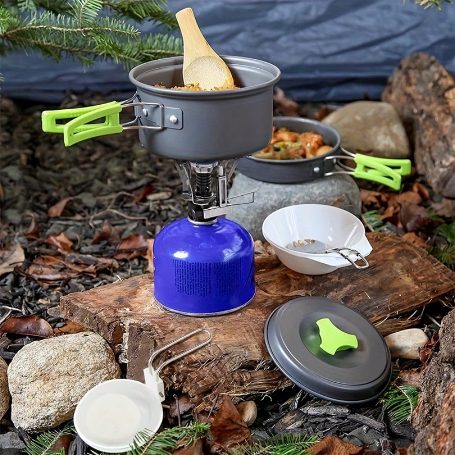 Camping Cooking Gear - Kamp Yemek Pişirme Seti: Taşınabilir Sofra