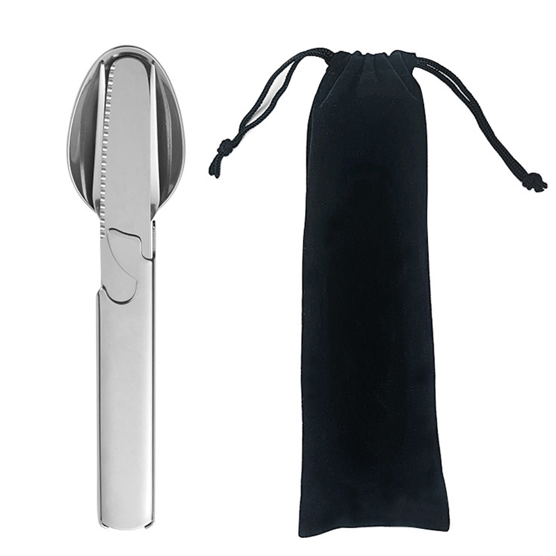 Camping Cooking Set Jetboil - 4 adet/takım taşınabilir paslanmaz çelik kombinasyon