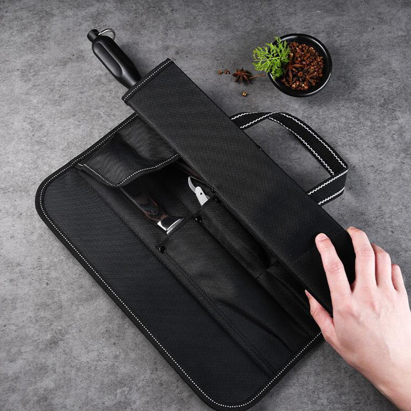 Camping Cooking Utensil Bag - Çok Cepli Oxford Kumaş Bıçak Çantası,