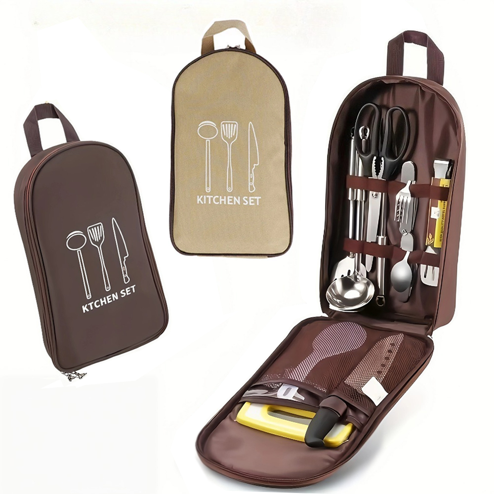 Taşınabilir Açık Hava Pişirme  - Camping Cooking Utensil Bag incelemesi ve fiyatı