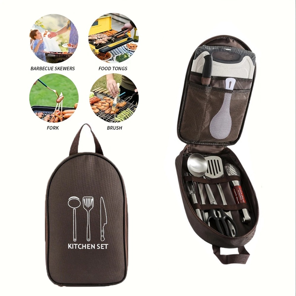 Taşınabilir Açık Hava Pişirme  - Camping Cooking Utensil Bag incelemesi ve fiyatı
