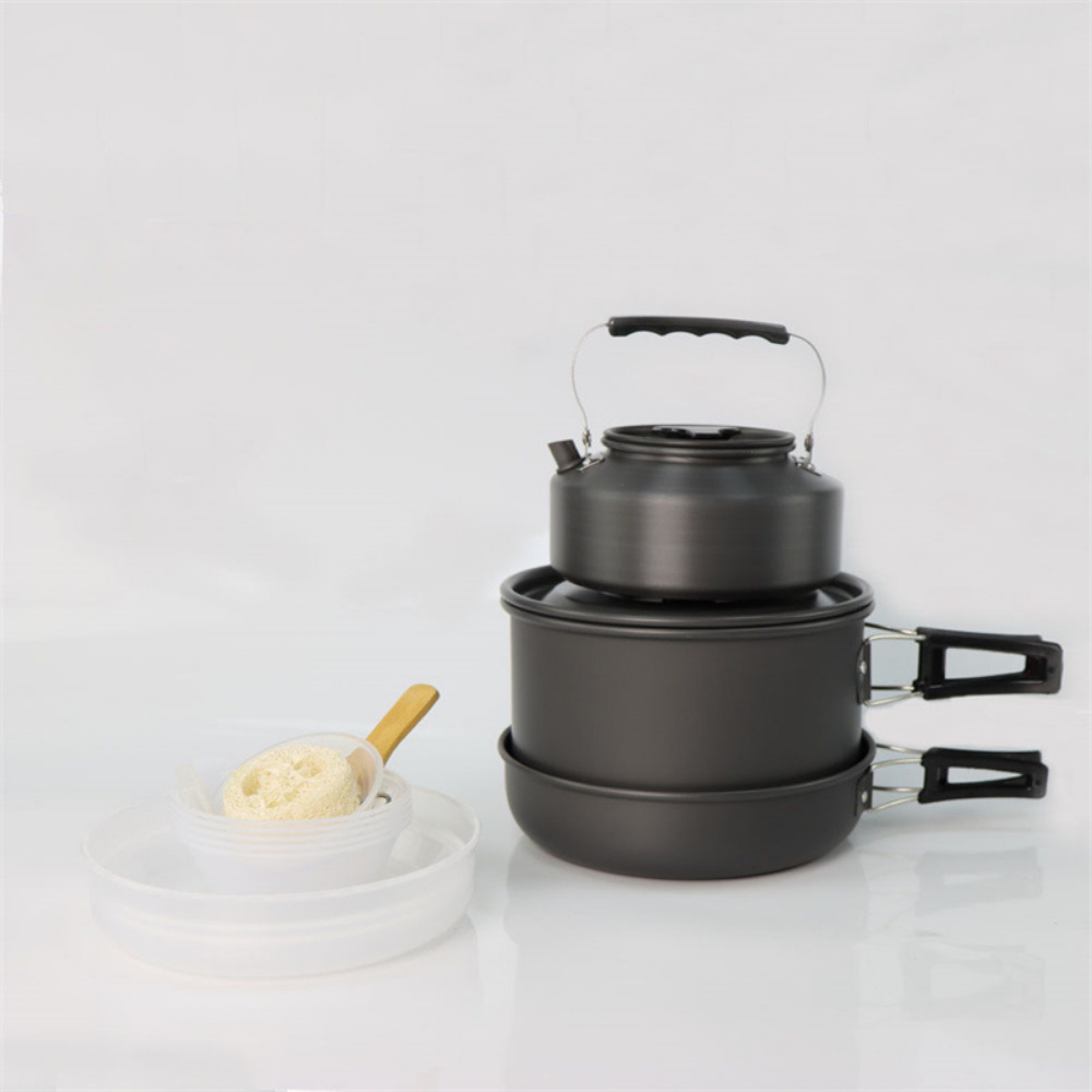 Hafif Alüminyum Alaşımlı Açık  - Nesting Camping Cooking Set incelemesi ve fiyatı