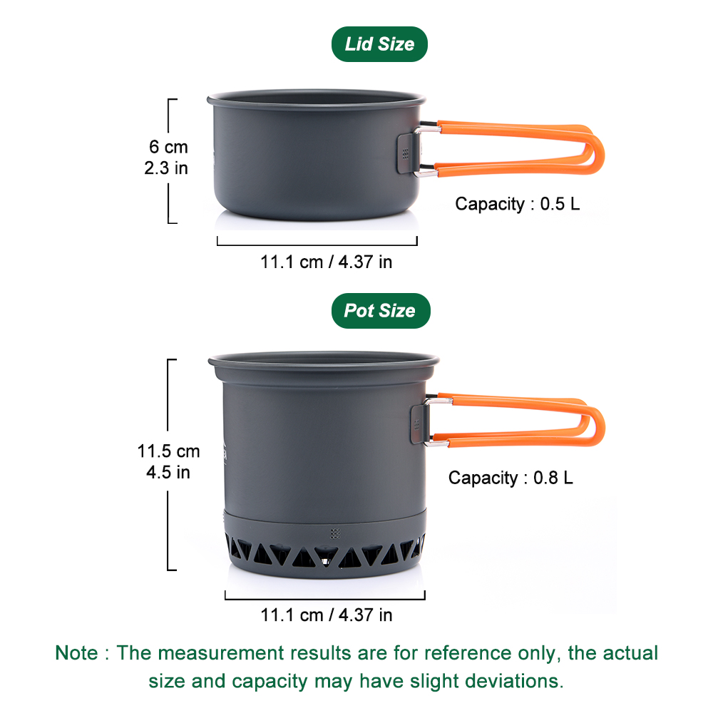 Açık Kamp Pot 1.3L 2.3L Tencer - Camping Cooking Set Jetboil incelemesi ve fiyatı