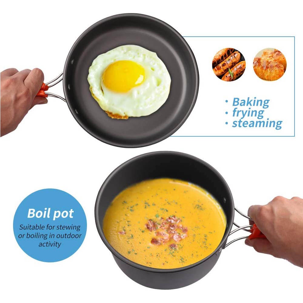 Açık Hava Kamp Yemek Pişirme S - Nesting Camping Cooking Set incelemesi ve fiyatı