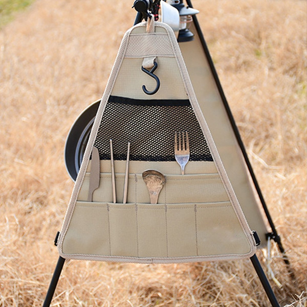 Taşınabilir Kamp Mutfak Gereçl - Camping Cooking Utensil Bag incelemesi ve fiyatı