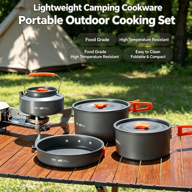10 Parça Ultra Hafif Alüminyum - Camping Cooking Utensil Bag incelemesi ve fiyatı
