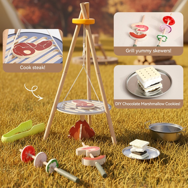 Ahşap Çocuk Kamp Mangal Oyunca - Camping Cooking Kids incelemesi ve fiyatı