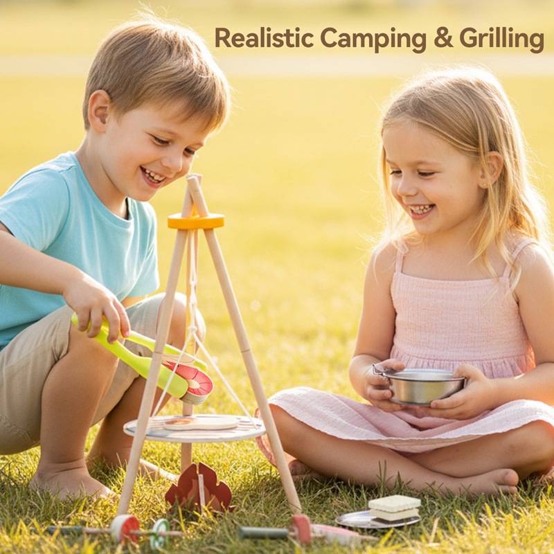Ahşap Çocuk Kamp Mangal Oyunca - Camping Cooking Kids incelemesi ve fiyatı