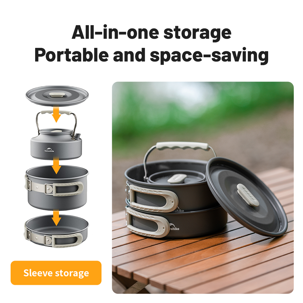 Naturehike Kamp Tencere Seti A - Camping Cooking Set Jetboil incelemesi ve fiyatı