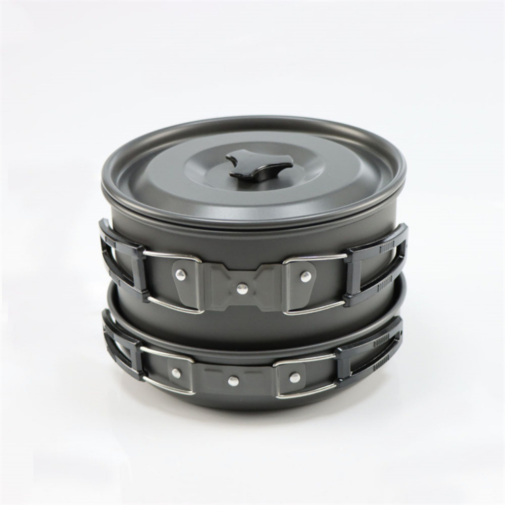 Açık hava büyük pişirme seti,  - Nesting Camping Cooking Set incelemesi ve fiyatı