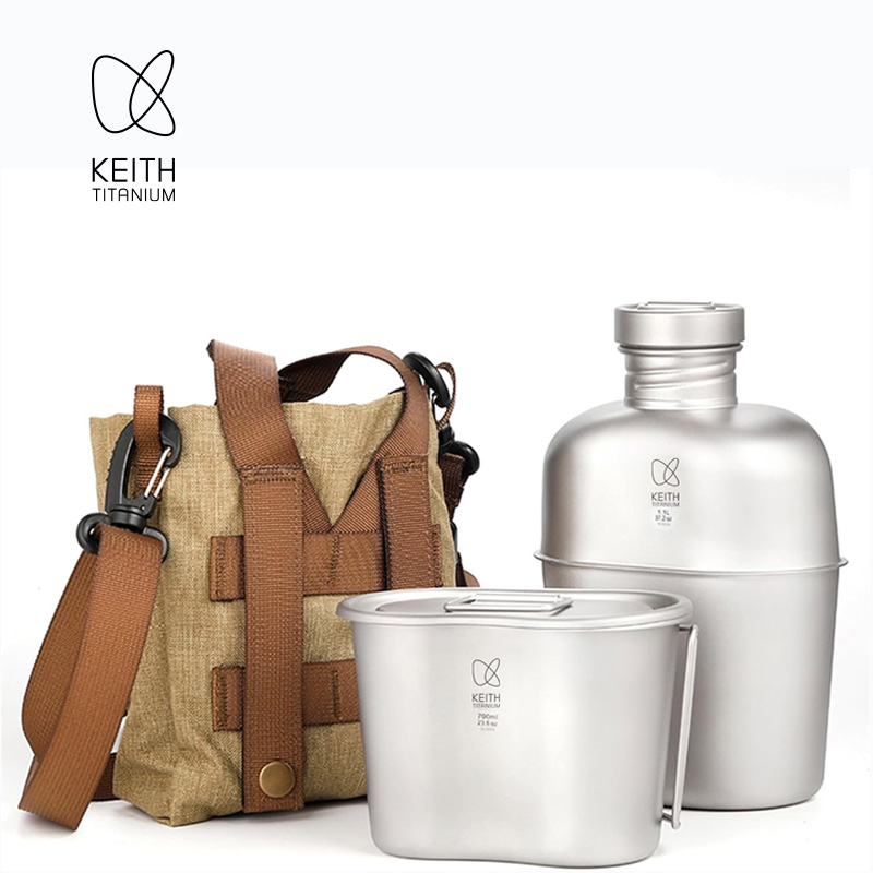 KEITH Saf Titanyum Kantin Yeme - Camping Cooking Kit incelemesi ve fiyatı