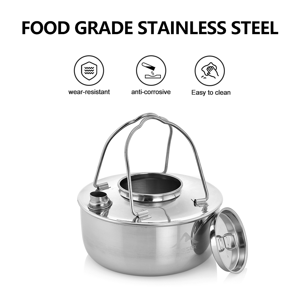 Widesea kamp açık Outdoor SS30 - Camping Cooking Kit incelemesi ve fiyatı