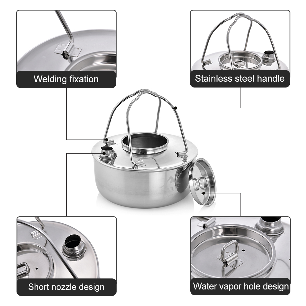Widesea kamp açık Outdoor SS30 - Camping Cooking Kit incelemesi ve fiyatı