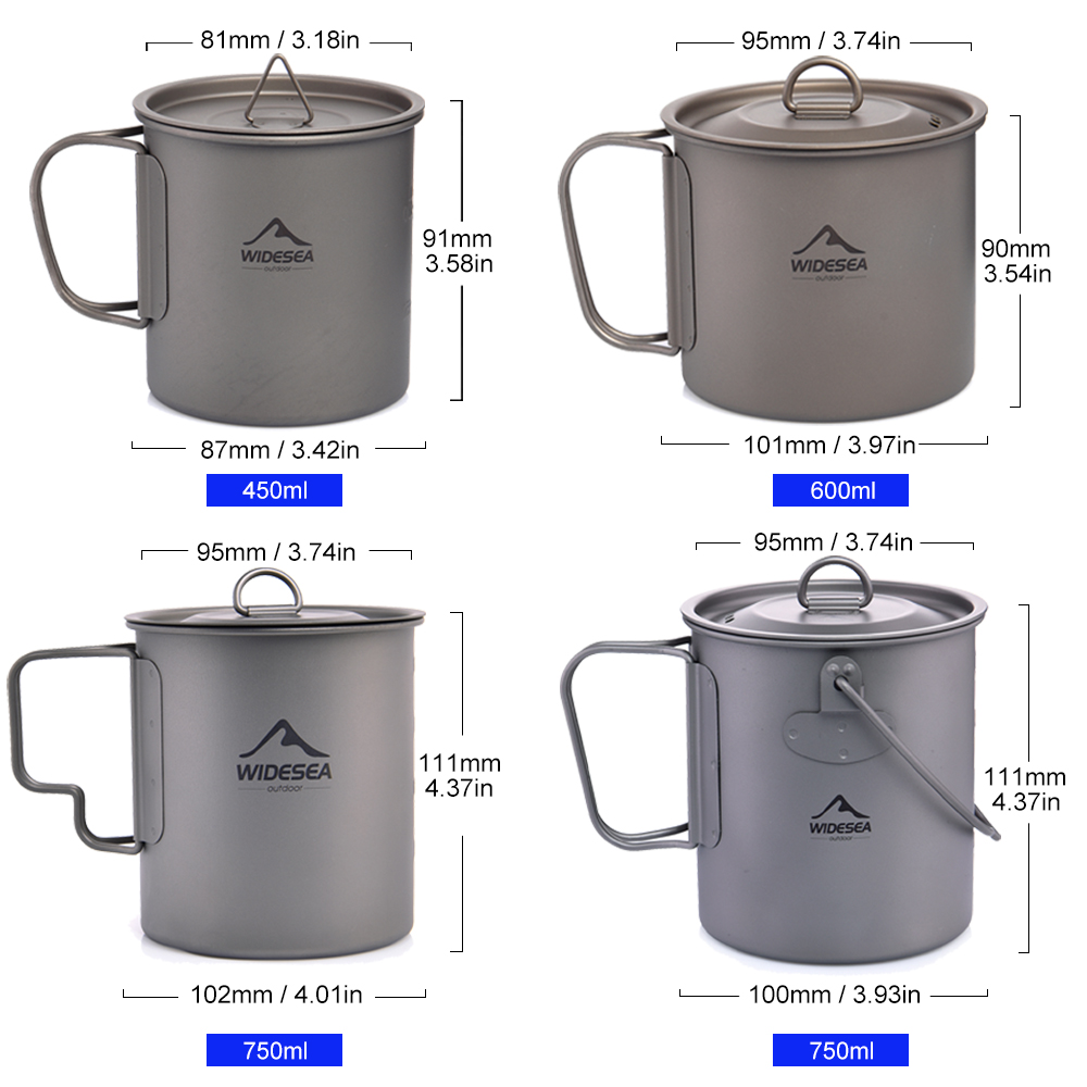 Widesea Kamp Kupa Titanyum Bar - Camping Cooking Set Jetboil incelemesi ve fiyatı