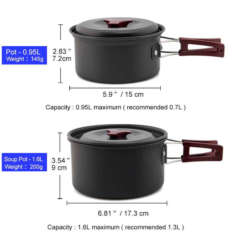 Widesea kamp TENCERE SETİ açık - Camping Cooking Set Jetboil incelemesi ve fiyatı