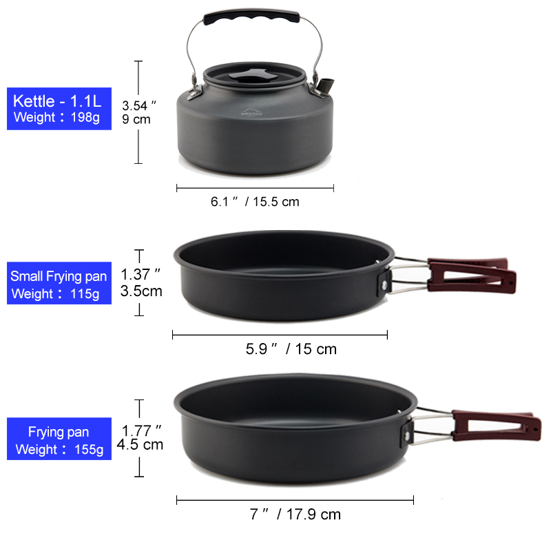 Widesea kamp TENCERE SETİ açık - Camping Cooking Set Jetboil incelemesi ve fiyatı