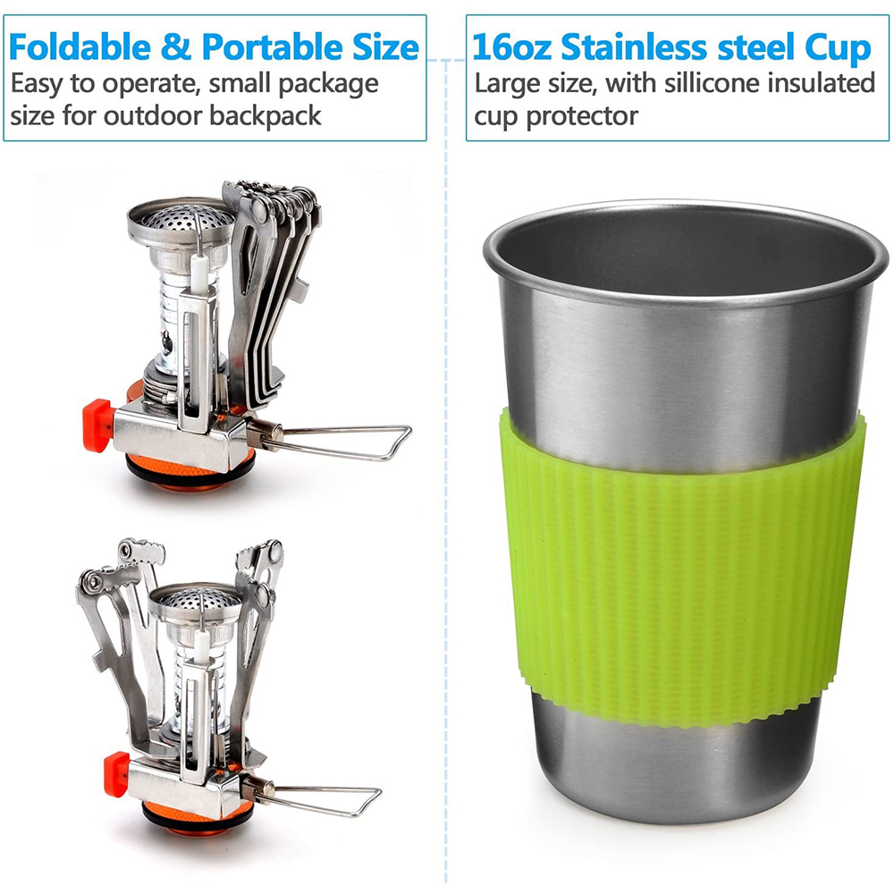 Kamp Tencere Seti Soba ile Açı - Camping Cooking Utensil Bag incelemesi ve fiyatı